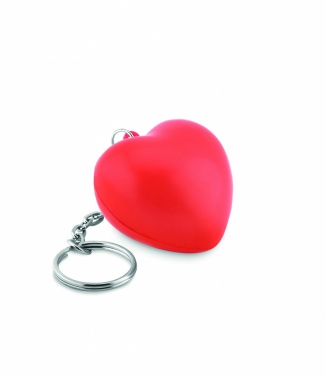 Logotrade promotional products photo of: Key ring with PU heart Ogre