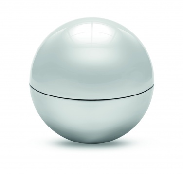 Logo trade promotional giveaway photo of: Round lip balm UV finish