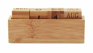 Logotrade business gifts photo of: Bamboo calendar