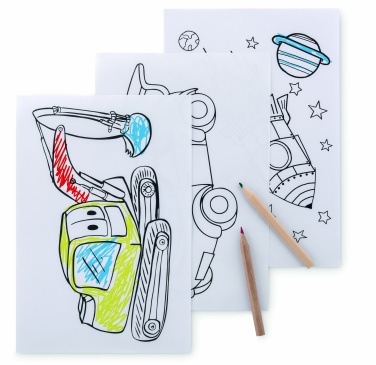 Logotrade corporate gift picture of: Colouring set with 6 pencils
