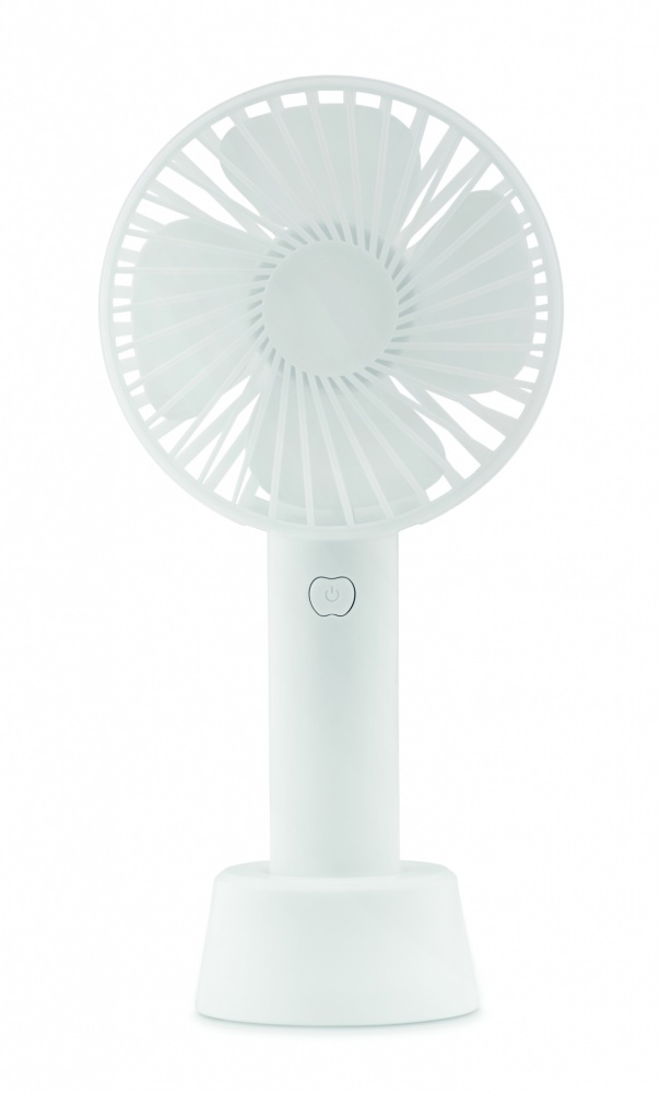 Logo trade promotional gift photo of: USB desk fan with stand 