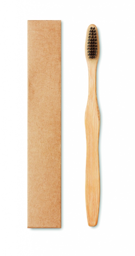 Logo trade promotional products picture of: Bamboo toothbrush in Kraft box