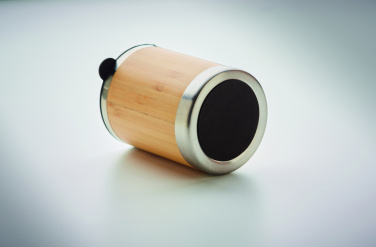 Logo trade promotional products image of: Tumbler in bamboo cover 250ml