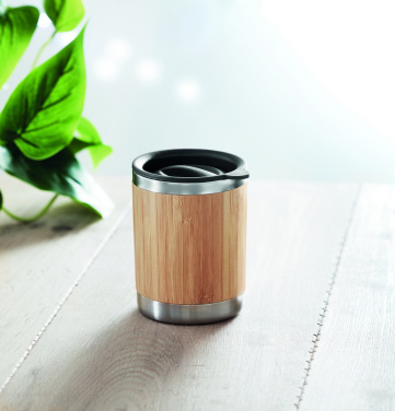 Logo trade business gift photo of: Tumbler in bamboo cover 250ml