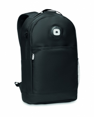 Logotrade promotional product image of: Backpack in RPET & COB light