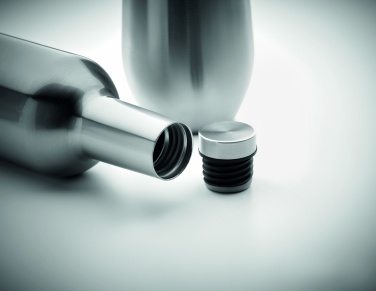 Logo trade promotional giveaways image of: Double walled bottle & mug set