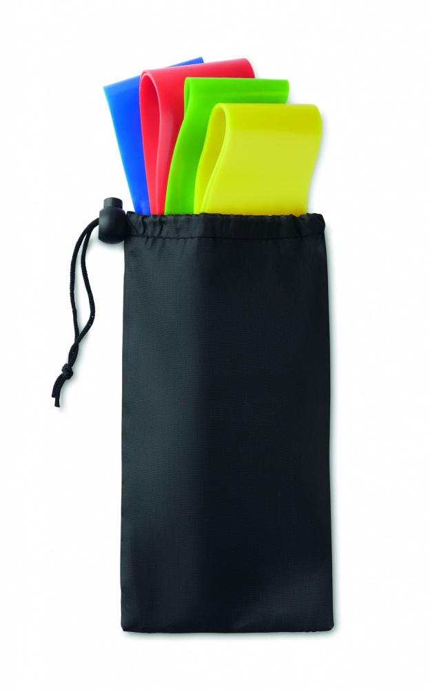 Logotrade promotional gift image of: Set of 4 TPE fitness bands