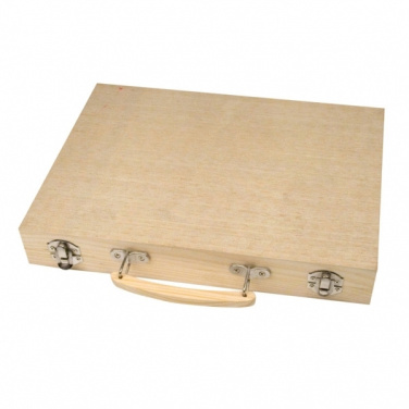 Logo trade promotional gift photo of: Big wooden painting set MAXI