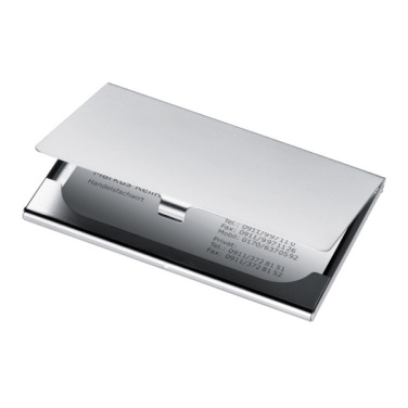 Logotrade corporate gift picture of: Metal business card holder CORNWALL