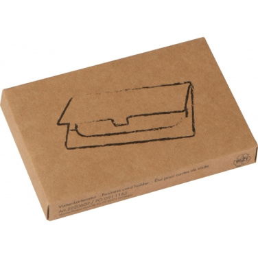 Logotrade advertising products photo of: Metal business card holder CORNWALL