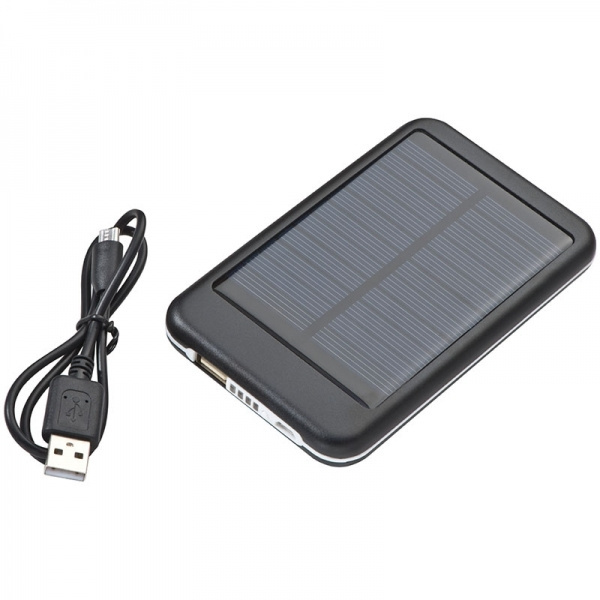 Logo trade promotional merchandise image of: Solar power bank PHILADELPHIA