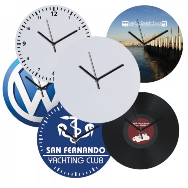 Logotrade promotional giveaway image of: Wall clock with allover clock face VENICE