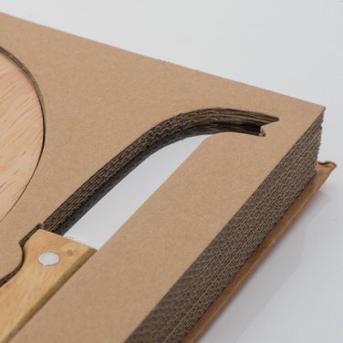 Logotrade promotional item image of: Cheese chopping board with knife GOUDA