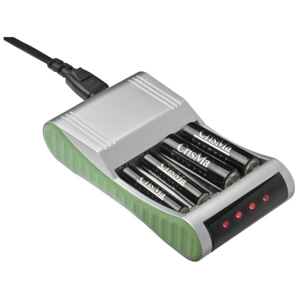 Logotrade promotional item image of: Battery charger THUNDER BAY