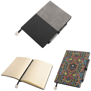 Logo trade promotional items picture of: Notepad A5 & ballpoint pen REPORTER Pierre Cardin