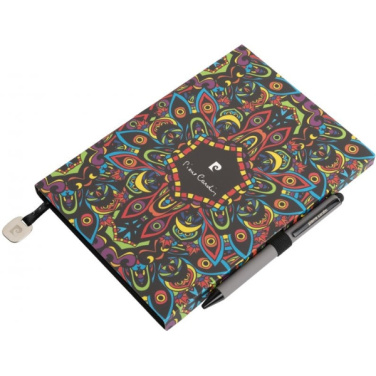 Logo trade promotional products image of: Notepad A5 & ballpoint pen REPORTER Pierre Cardin