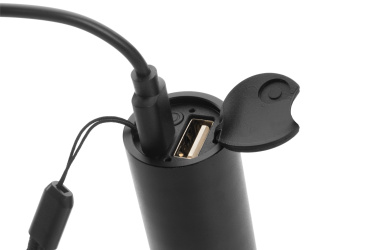 Logo trade business gift photo of: Flashflight ZAGROS Schwarzwolf