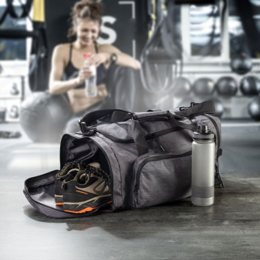 Logotrade promotional gift image of: Travel and sport bag ARARAT Schwarzwolf