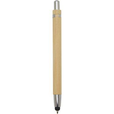 Logo trade corporate gift photo of: Elm bamboo ballpoint pen