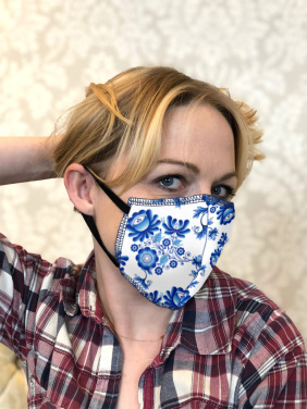 Logotrade promotional gifts photo of: ZEFIR cotton face mask 1400165