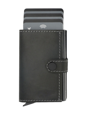 Logo trade business gift photo of: RFID wallet - Hunter Leather 2109284