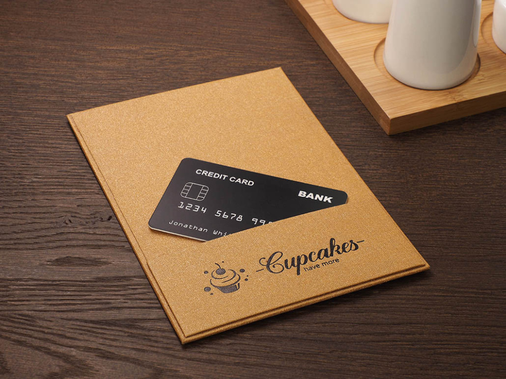 Logo trade advertising products image of: Bill holder 1053280