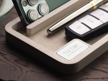 Logotrade promotional merchandise picture of: Wooden desk organiser 1818121