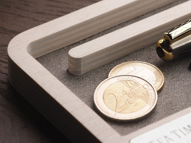 Logotrade promotional item image of: Wooden desk organiser 1818121