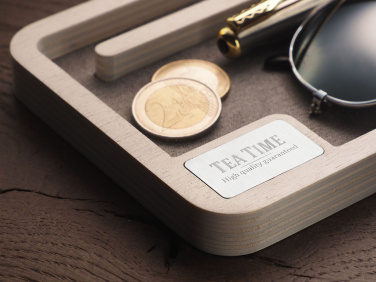 Logo trade promotional merchandise photo of: Wooden desk organiser 1818121