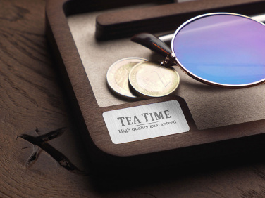 Logo trade promotional items image of: Wooden desk organiser 1818121