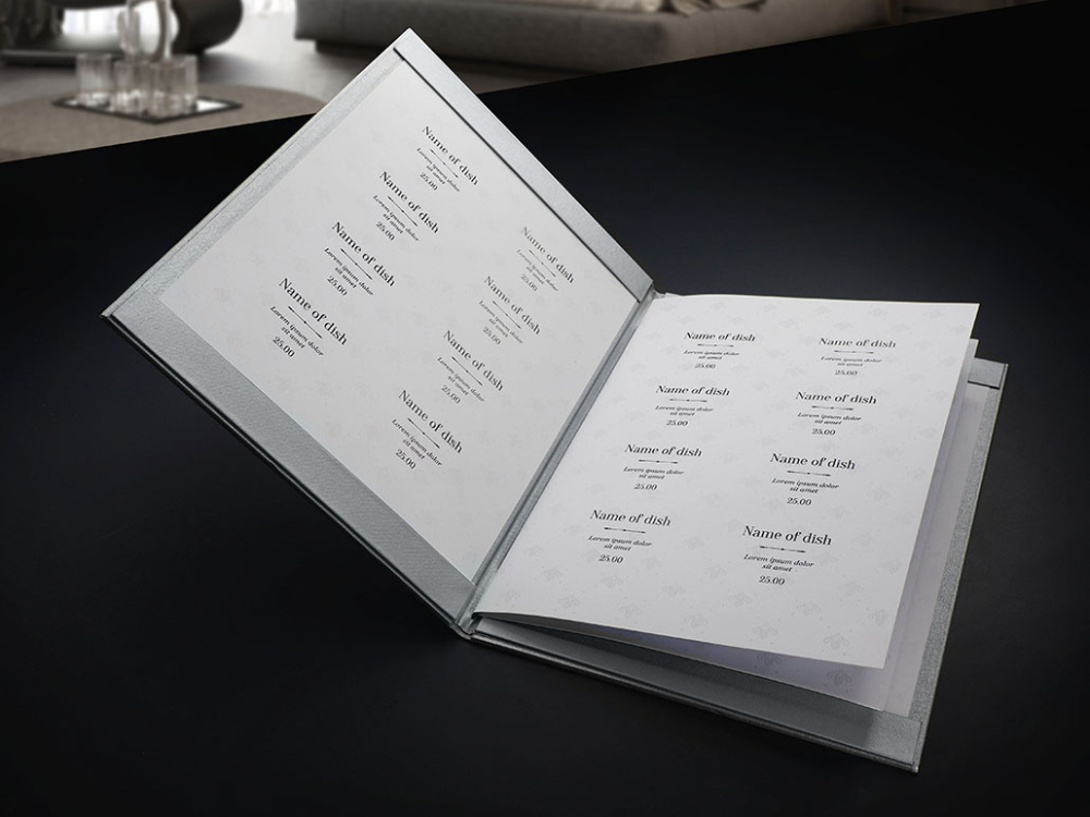 Logo trade promotional product photo of: Menu cover 1679280