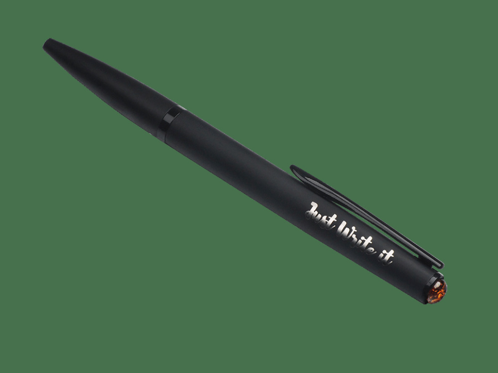 Logotrade promotional product image of: Ball pen with AMBER stone 2070036