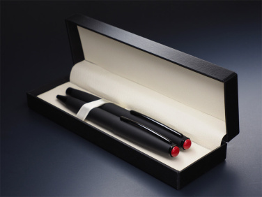 Logo trade promotional merchandise image of: Coral stone Pen set 1285036