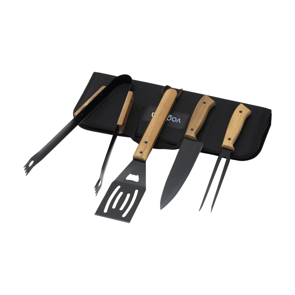 Logo trade business gift photo of: Asado BBQ-Set barbecue set