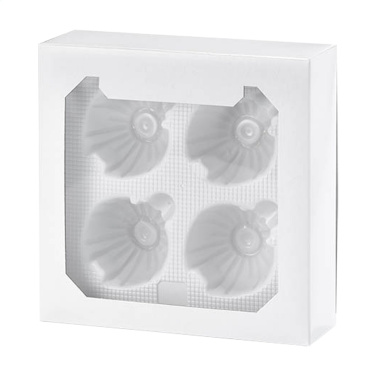 Logo trade promotional item photo of: Christmas Bauble Ø 6 cm - set of 4 - Made in Europe