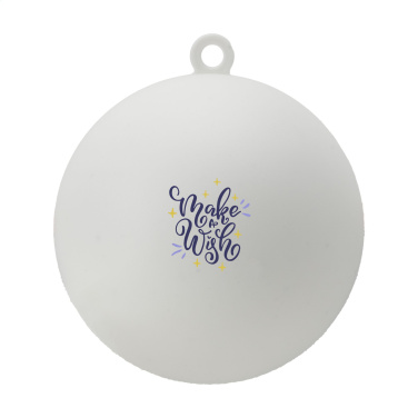 Logo trade promotional merchandise picture of: Christmas Bauble Ø 7 cm Recycled PP - Made in Europe