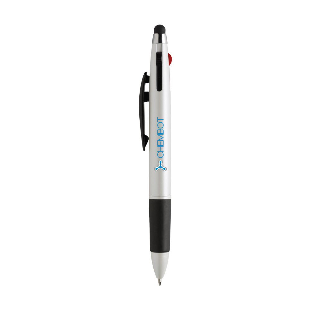 Logo trade promotional products image of: Triple Touch stylus pen