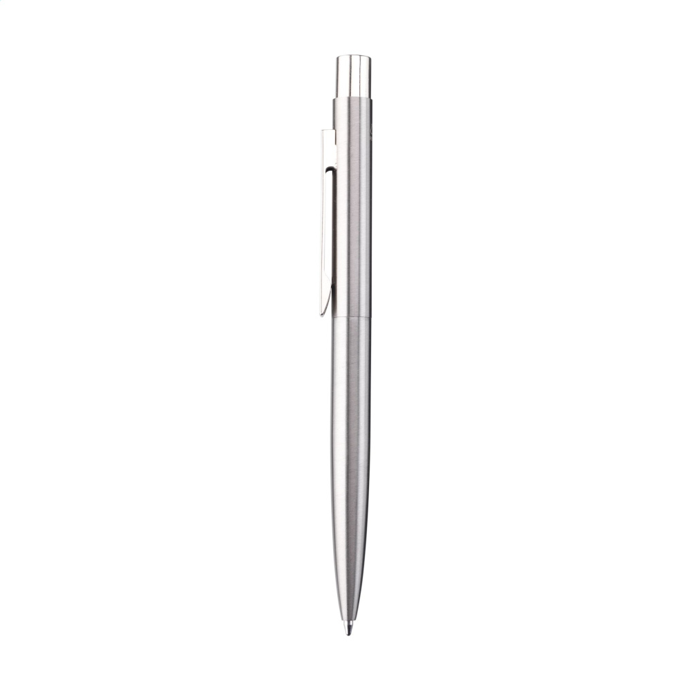 Logo trade promotional merchandise picture of: Bellamy Pen Recycled Stainless Steel