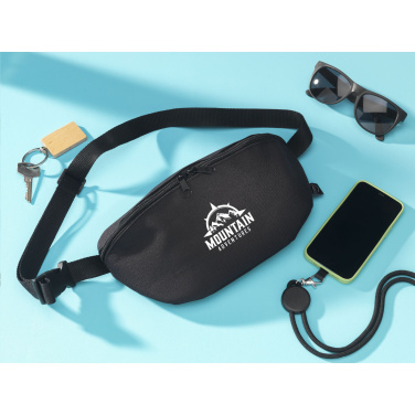 Logo trade promotional giveaways image of: Huckle Belt Bag GRS RPET waist bag