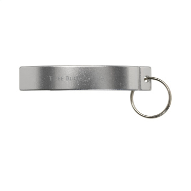 Logotrade promotional item picture of: Alu Opener keyring