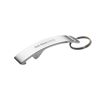 Logo trade promotional products image of: Alu Opener keyring