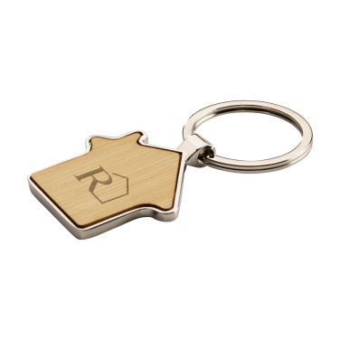 Logo trade advertising product photo of: Casa bamboo keyring