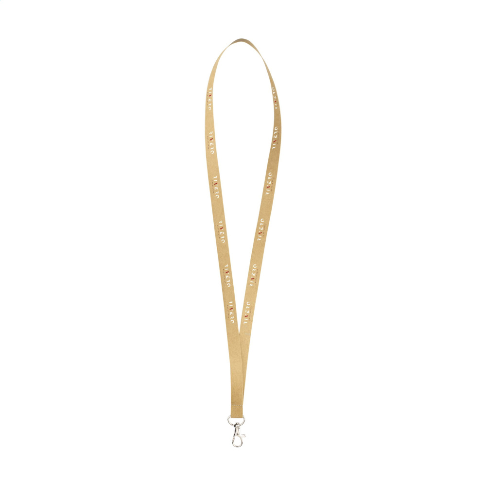 Logotrade promotional item picture of: Lanyard Paper 1,5 cm keycord