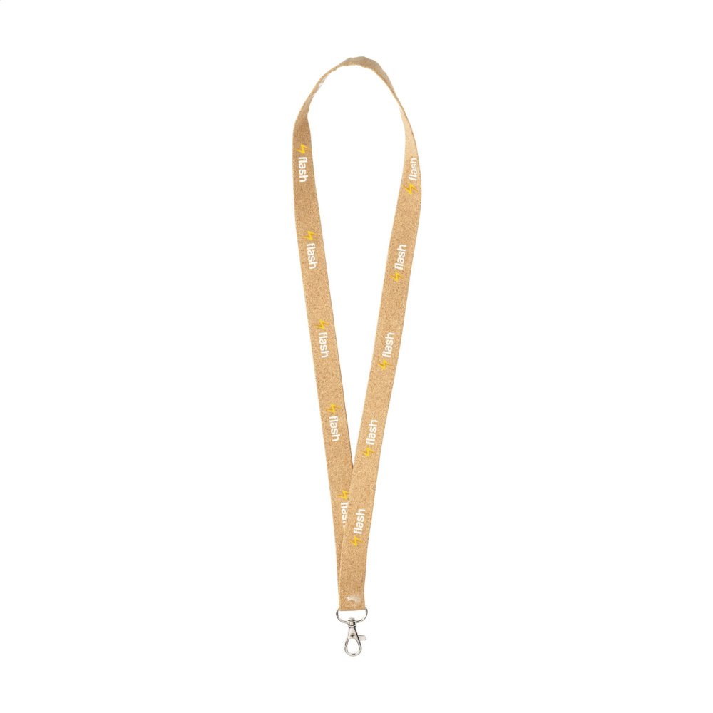 Logotrade corporate gift image of: Lanyard Cork 2 cm keycord