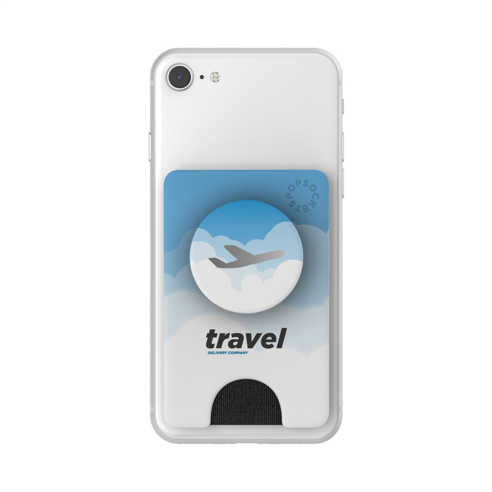 Logotrade promotional gift picture of: PopSockets® PopWallet+ card holder with PopGrip