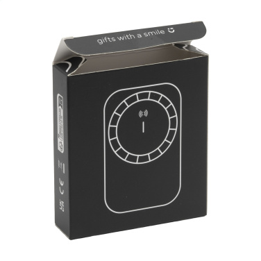 Logo trade promotional merchandise photo of: Force Magnetic RCS Recycled Wireless Powerbank 5000