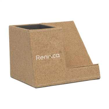 Logo trade promotional gift photo of: Ecork Pen Holder Wireless Charger
