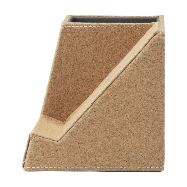 Logo trade promotional merchandise picture of: Ecork Pen Holder Wireless Charger