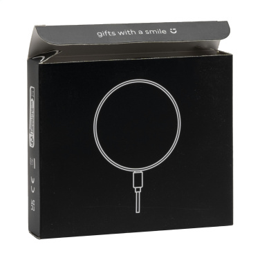 Logo trade promotional item photo of: Coil RCS Recycled Wireless Charger