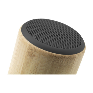 Logo trade promotional gifts image of: Timor Bamboo Wireless Speaker
